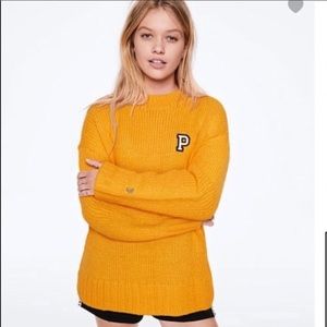 PINK Victoria Secret knitted‎ boyfriend sweater